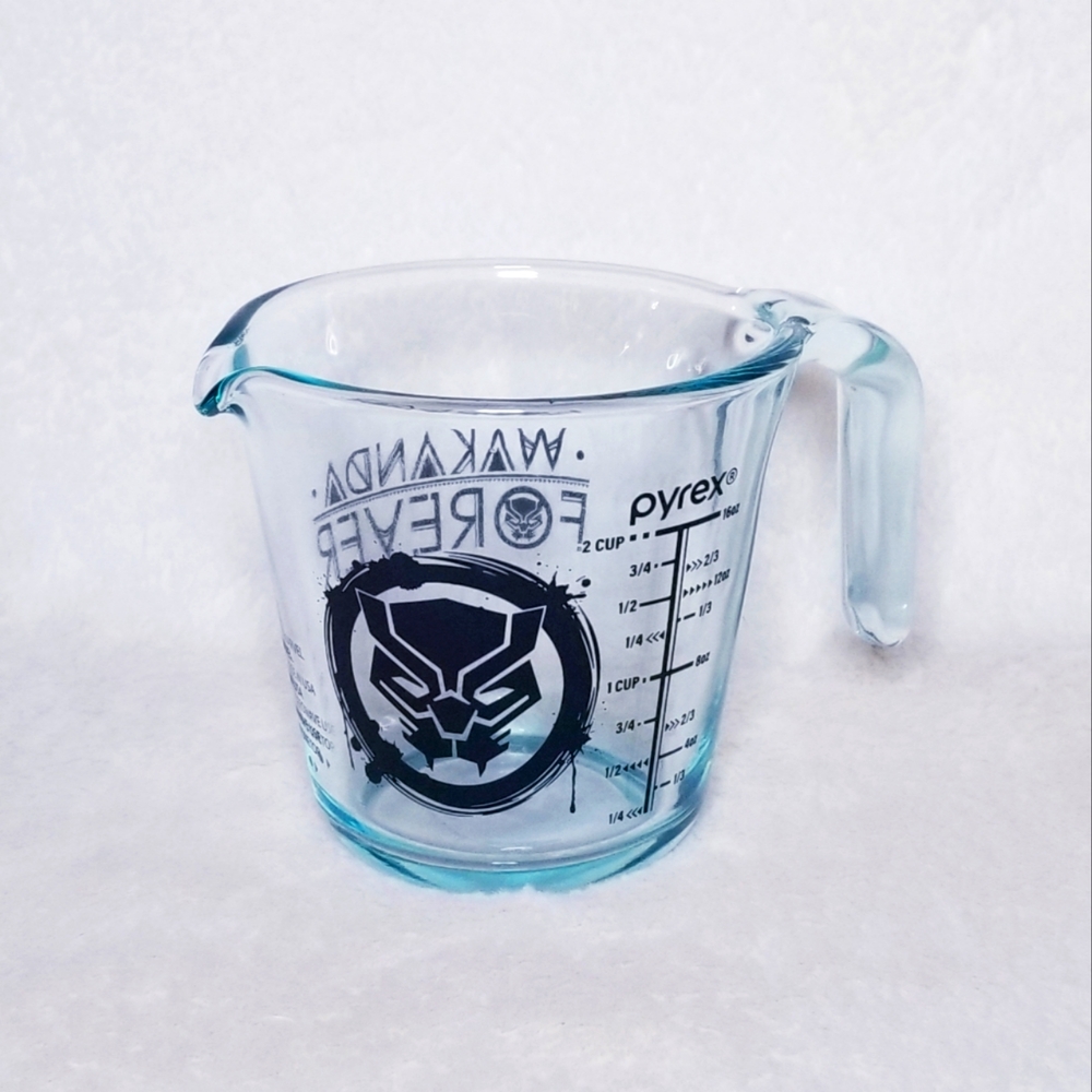 Marvel Black Panther Wakanda Forever Pyrex Measuring Cup